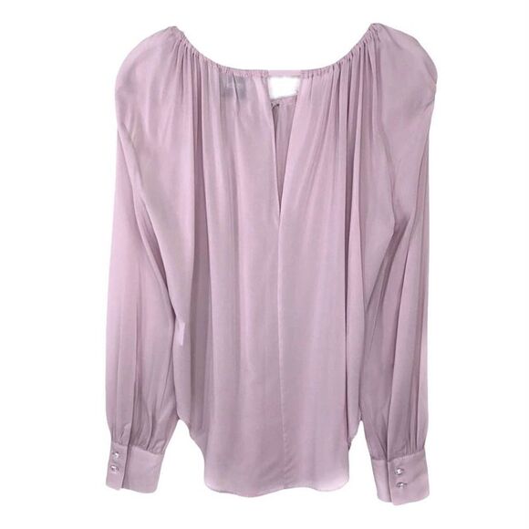 Rachel Comey silk lilac long sleeves blouse.‎ Sz 0 - Picture 9 of 11